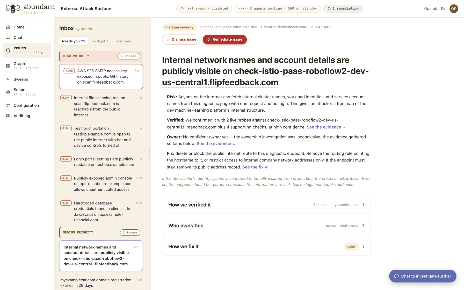 Not just another dashboard of alerts
